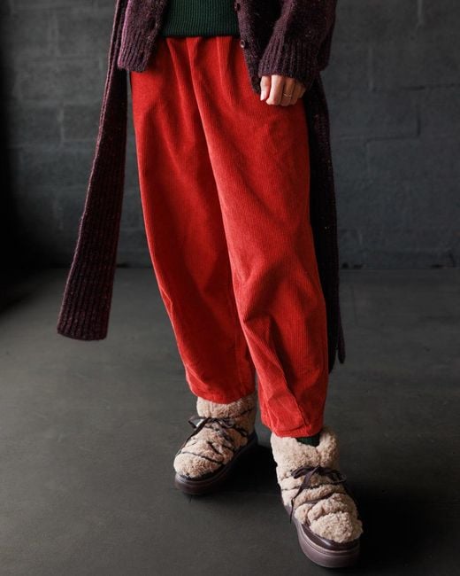 Mabli Red Cord Pants