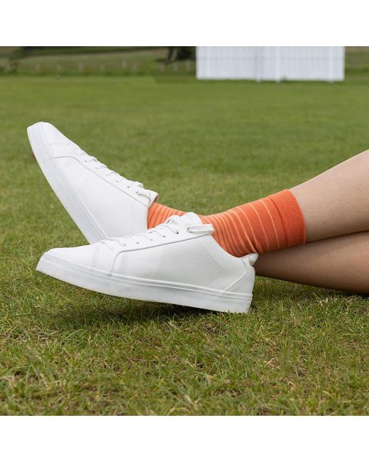 Peper Harow - Made in England Red Retro Stripe Luxury Crew & Trainer Socks Bundle