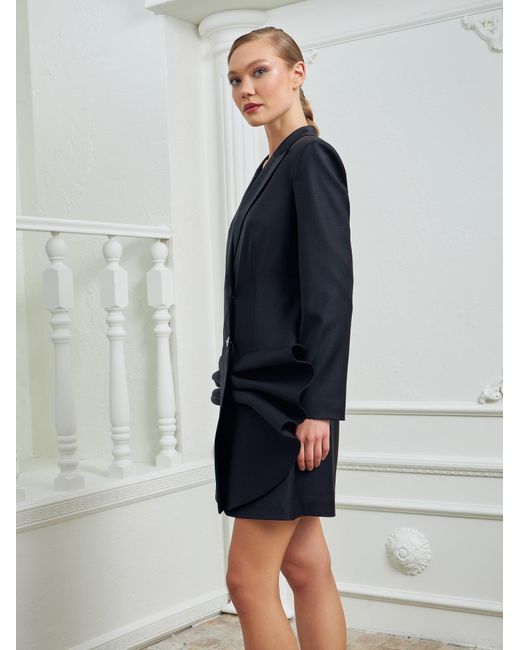 Lumina Eligma Black The Alien Blazer Dress