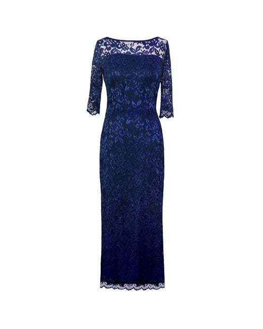 Alie Street London Blue Lila Lace Gown