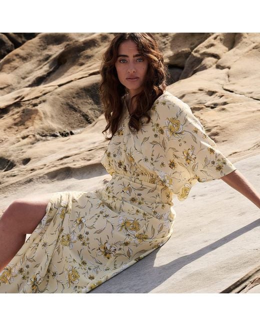 Italia A Collection Metallic Butter Floral Maxi Set