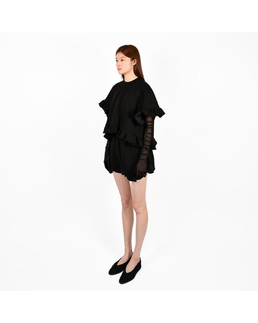 Ioana Ciolacu Black Peony Blouse
