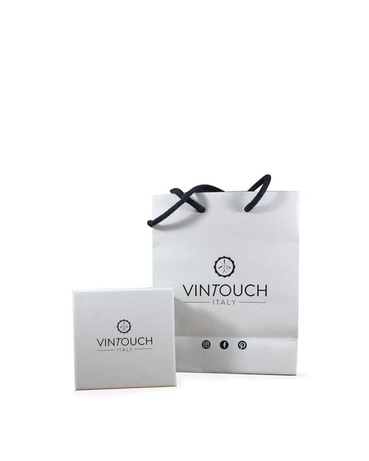 Vintouch Italy Metallic Cosmo 18kt Gold-plated Multicolor Stud Earrings