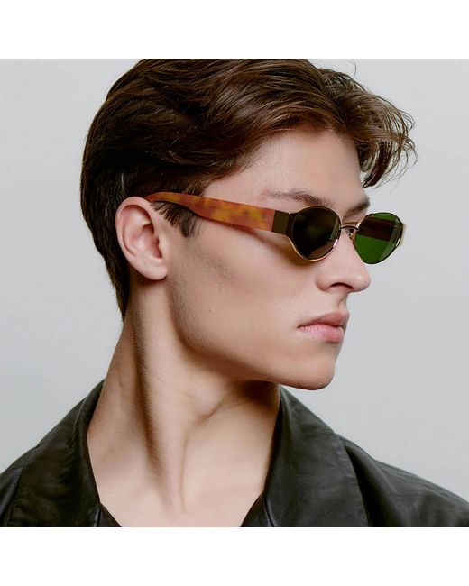 A.Kjærbede Green Bella Sunglasses Burnt Amber