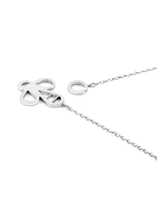 Anchor and Crew Metallic Little Heart Link Paradise Necklace Pendant