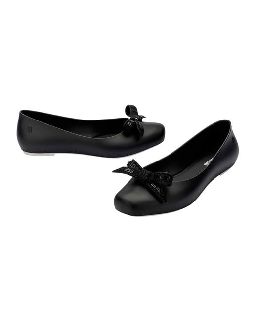 Melissa Black Aura Basic M Lover Ballet Flats