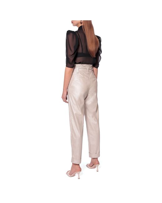 AGGI by HALEWSKI Black Angel Pure Short Puffed Sleeve Chiffon Blouse