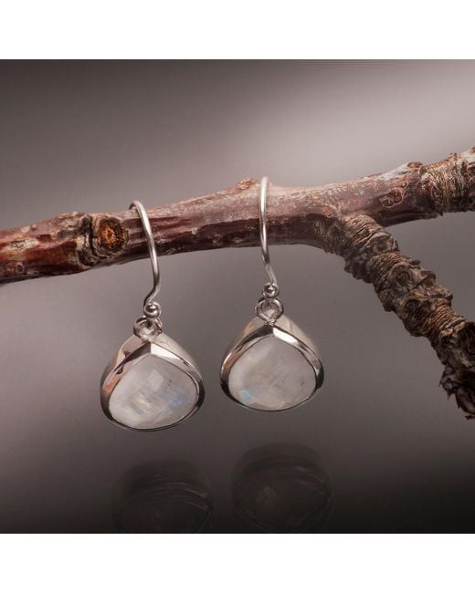 The Jewellery Store London Multicolor Pear-Shaped Monstone Earrings