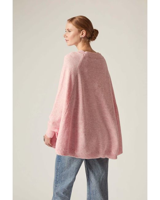 James Lakeland Pink Pale Pullover