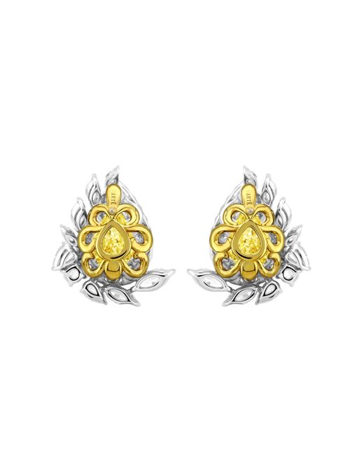 Arte Madrid Metallic Casa Real Imperial Statement Earrings