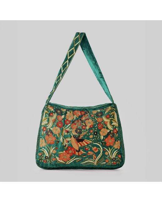 Aeka Boho Woman The Selena Tote in Green Lyst UK