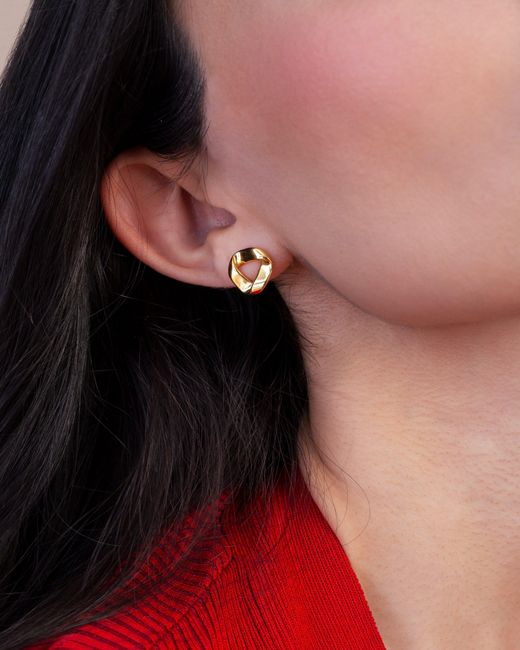 Zynnia Collective Metallic Trisca Studs
