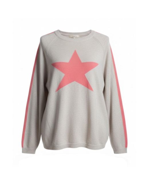 At Last Gray Neutrals Cashmere Mix Sweater