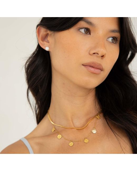 Arctic Fox & Co. Metallic The Box Chain Necklace
