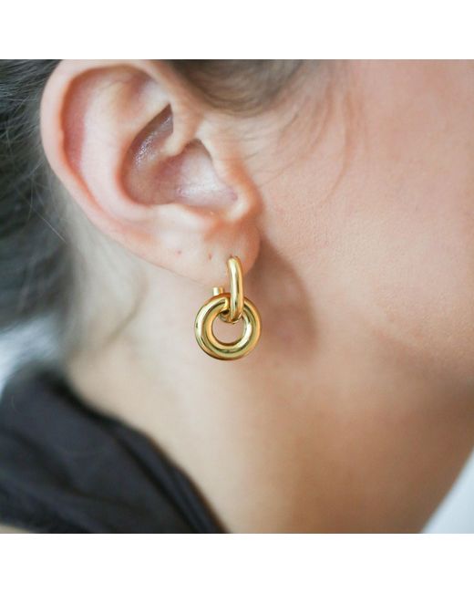 Miss Cecilia Metallic Orbit Hoops