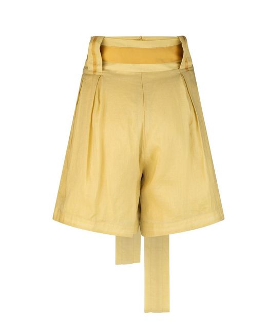 Dref Yellow Florence High Waisted Short