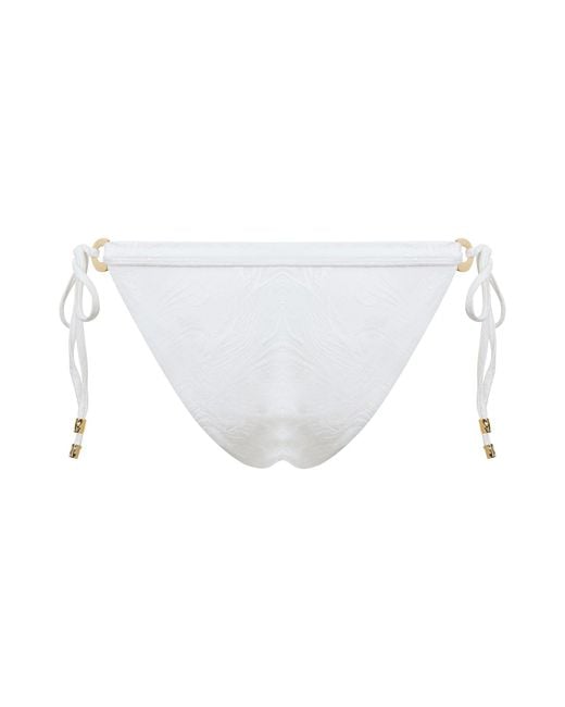 Baíah White Elba Bikini Bottom