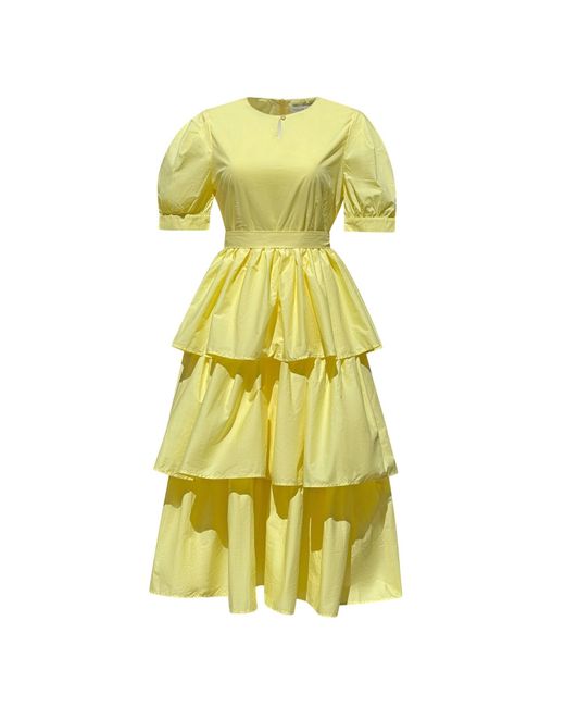 Madeleine Simon Studio Yellow The Fibonacci Dress