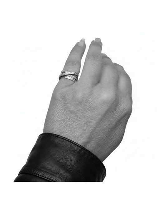 Tg-Jewellery by Tamara Gervasio Metallic Fasce Ring — Recycled Sterling
