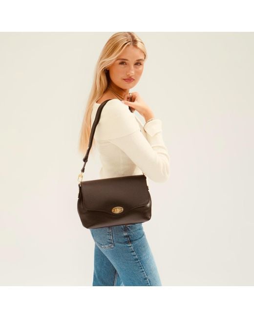 Apatchy London Black The Maddie Maxi Leather Bag