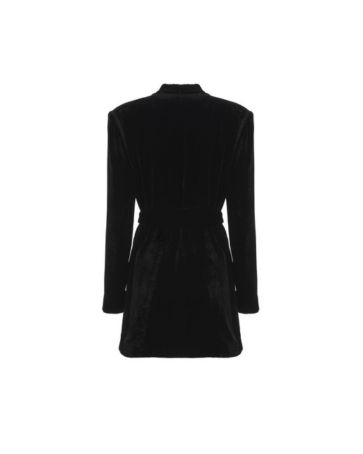 Lita Couture Black The Silk Velvet Blazer