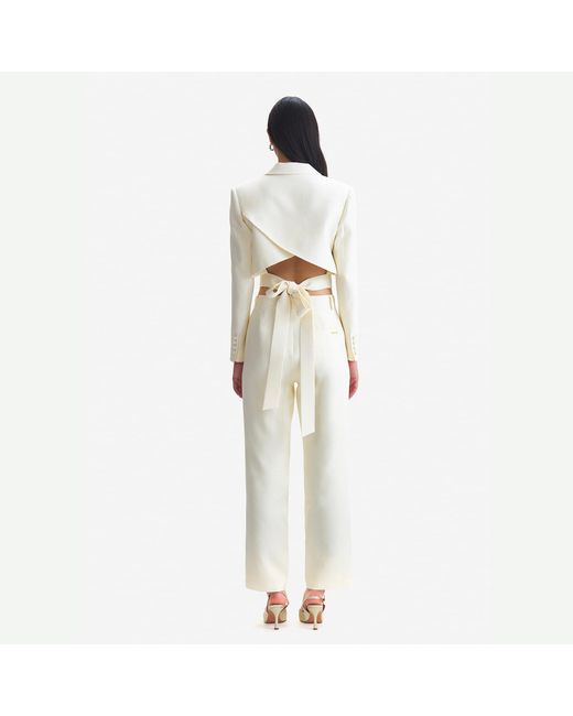 Emma Wallace Natural Lucile Trouser