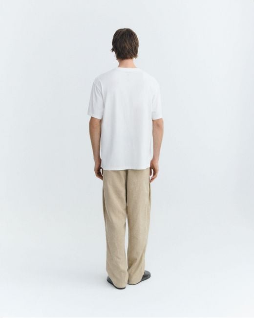 Thinking Mu White Aaron Sardines T-Shirt for men