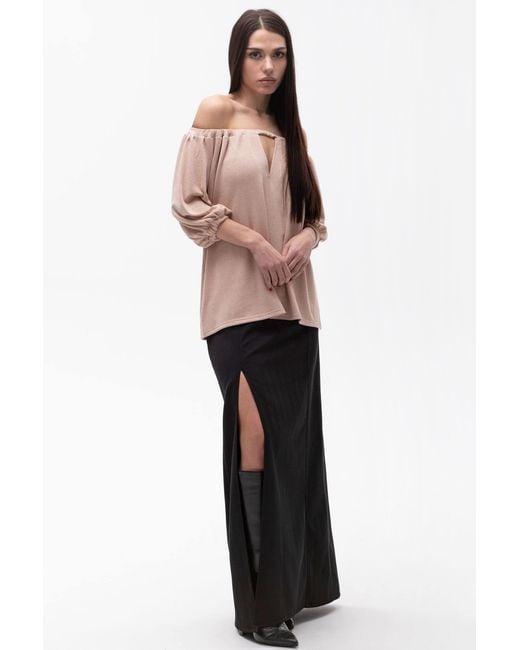 Maison Bogomil Pink Off Shoulder Blouse