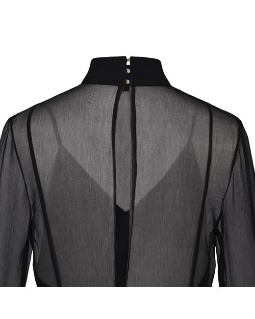 Anse Victorin Black Céline Silk Dress