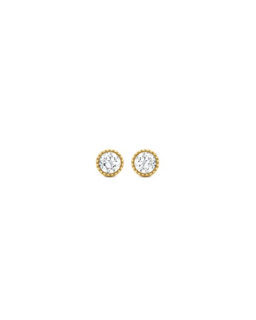 Dinny Hall Metallic Solitaire Lab-Grown Diamond Stud Earrings