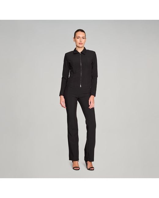 Love and Nostalgia Black Motor Running Zip Jacket