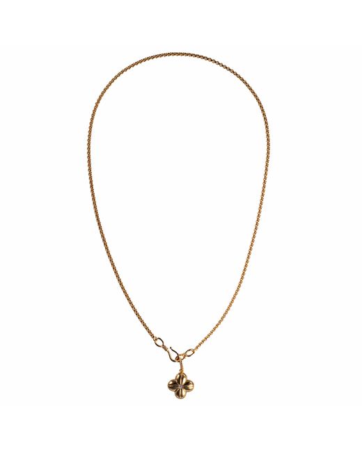 IN CAUDA VENENUM Metallic Fortune Necklace