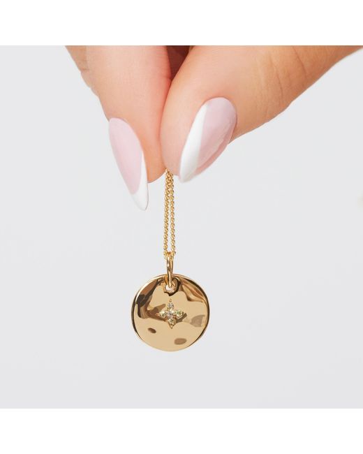 Muru Metallic August Birthstone Necklace