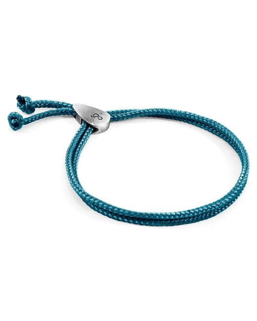 Anchor and Crew Blue Ocean Pembroke & Rope Bracelet for men