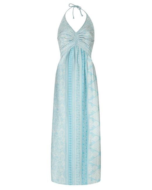 Chic by Lirette Blue Halter Dress Guna