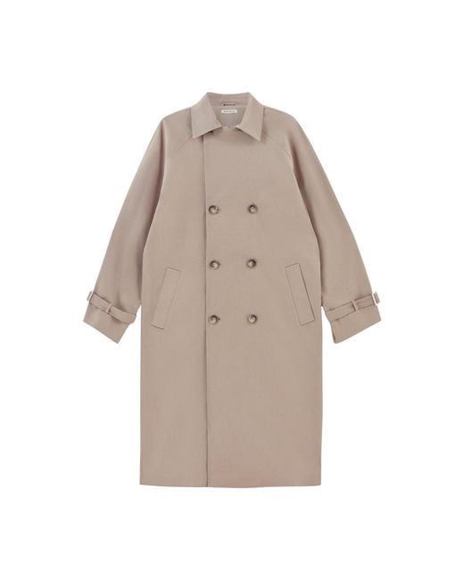 Saint One Co. Natural Idols Trench Coat Taupe X Oyster for men