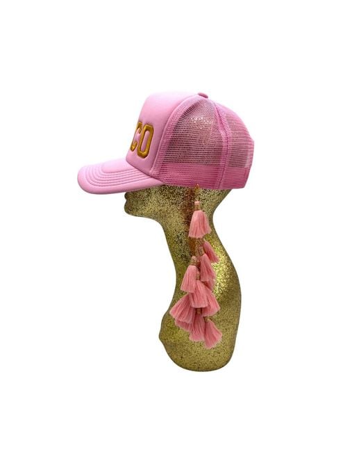 Julia Clancey Pink Disco Luxe Chacha Trucker Cap