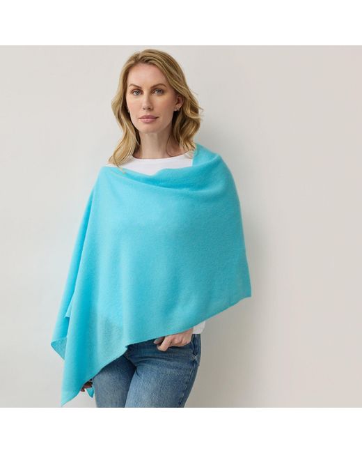 Cove Blue Lucy Aqua Multi Way Cashmere Wrap