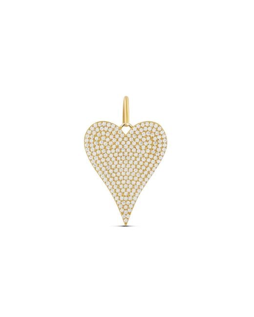 SHYMI Metallic Pave Heart Charms