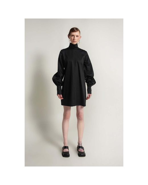 Van Brussel Blue Ember Bell Sleeve Dress
