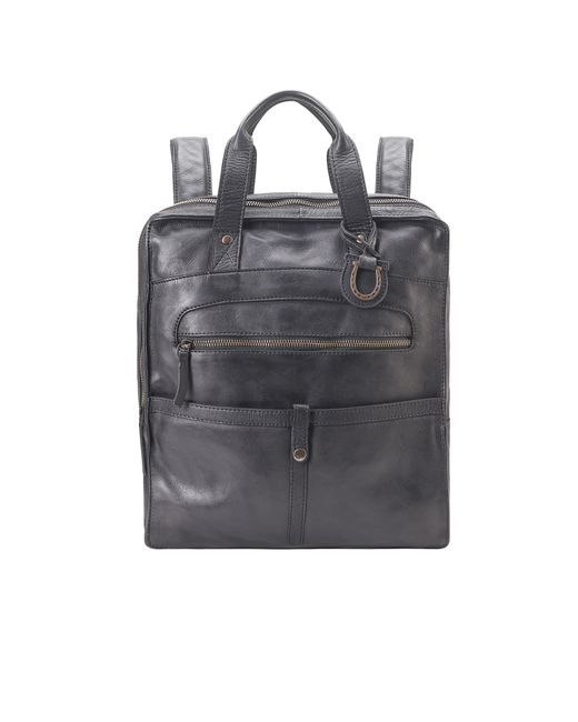Lloyd Baker Black Charis Leather Backpack