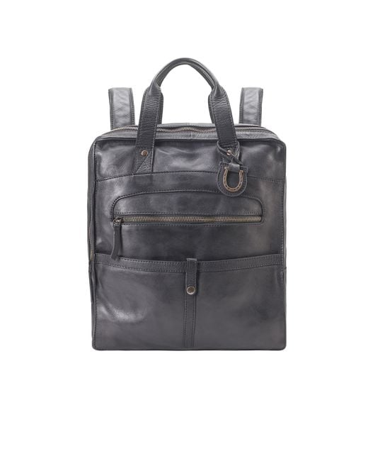 Lloyd Baker Black Charis Leather Backpack