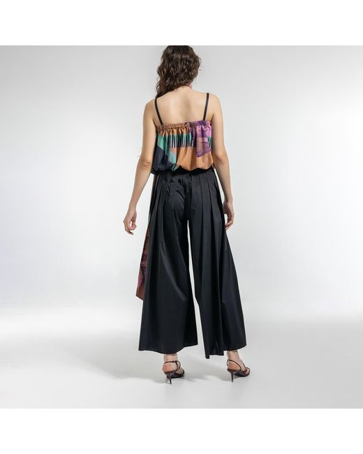 ARTISTA Blue Turn Wide Leg Pants