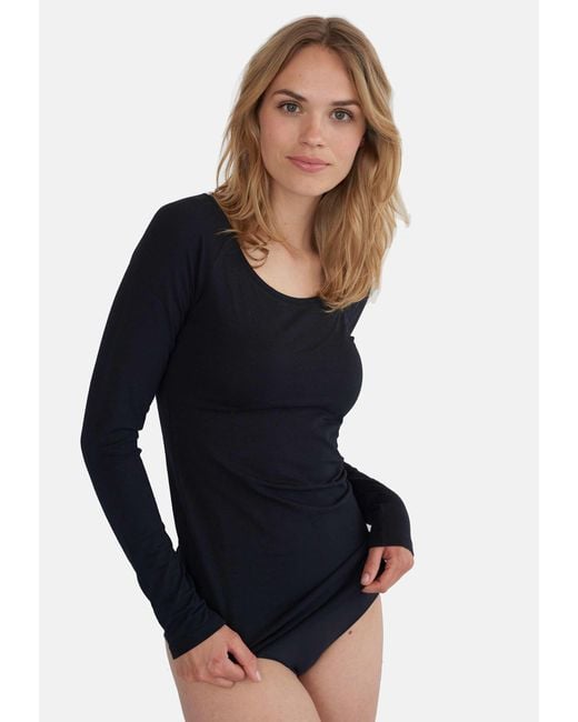 GROBUND Black Estrid Blusen