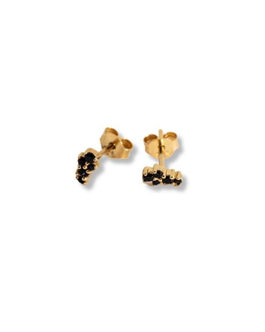 Claire Hill Designs Metallic Galaxy Mini Stud Earrings