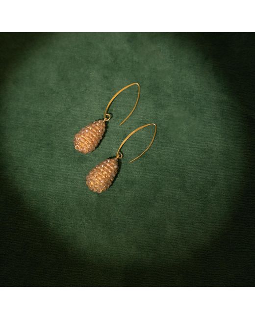 LOTT.gioielli Metallic Neutrals Soft Champagne Earrings Cone Xs