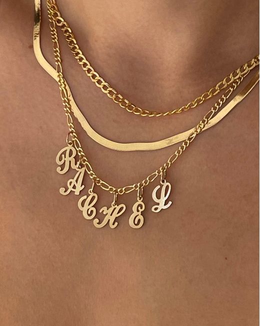 Öugie White The Herringbone Chain