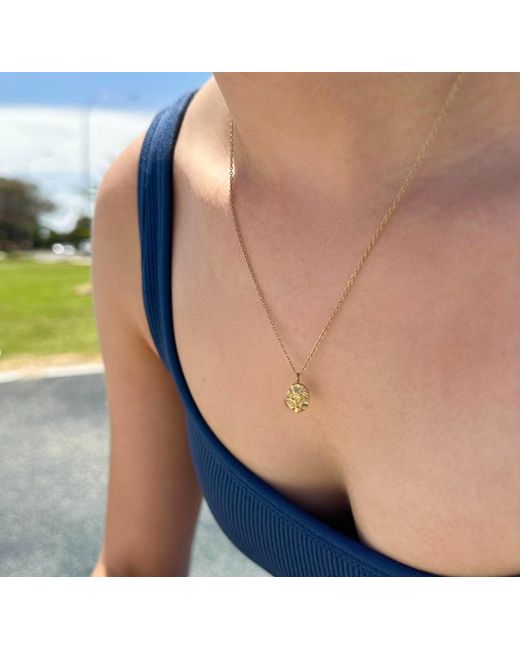 Evie Jewelry Metallic Harmony Huggie Hoop Earrings + Pendant Necklace