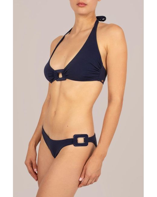 Kikki-G Swimwear Blue Beatrice Halter Top