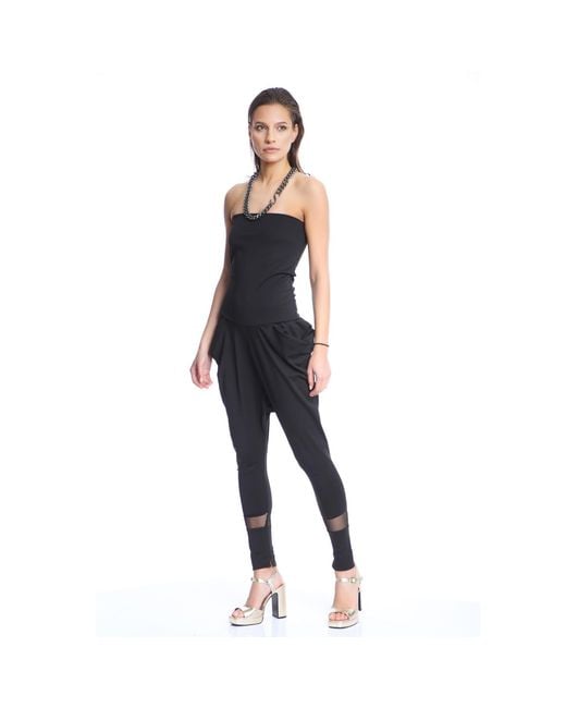 Silvia Serban Black Jumpsuit Pants